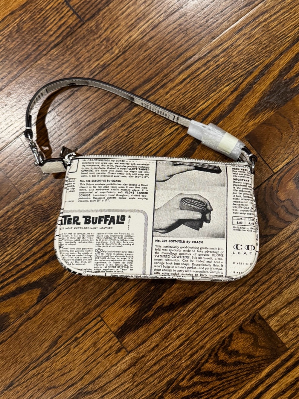 Coach Nolita 19 Newspaper Print Purse - Picture 2 of 10